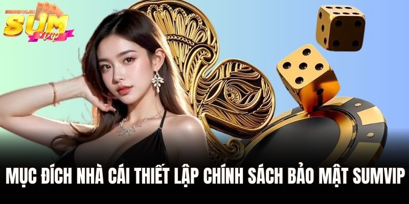 Chính Sách Bảo Mật Sumvip – Giải Pháp Bảo Vệ Toàn Diện 1 Mục đích nhà cái thiết lập chính sách bảo mật Sumvip