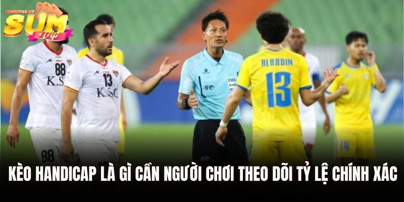 Kèo Handicap Là Gì? Thông Tin Chi Tiết Cho Tân Thủ 3 Kèo Handicap là gì cần người chơi theo dõi tỷ lệ chính xác