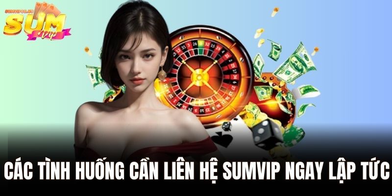 Liên Hệ Sumvip – Hỗ Trợ Khách Hàng Nhanh Chóng Mọi Lúc Mọi Nơi 1 Các tình huống cần liên hệ Sumvip ngay lập tức