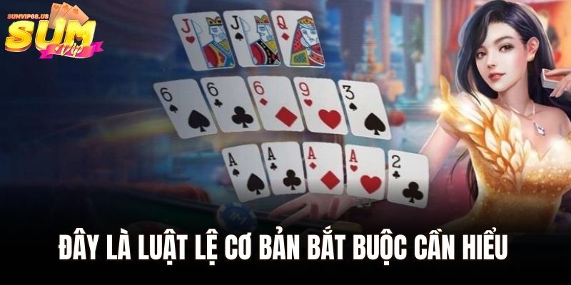 Bí Kíp Chơi Tiến Lên Miền Bắc Sumvip Cho Người Mới 2 Đây là luật lệ cơ bản bắt buộc cần hiểu trước khi chơi