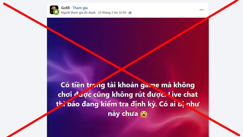 Go88 bị mạo danh, tung tin thất thiệt: Cảnh giác trước bẫy link giả và nội dung không kiểm chứng 1 Bóc phốt ẩn danh vô căn cứ nhắm vào Go88
